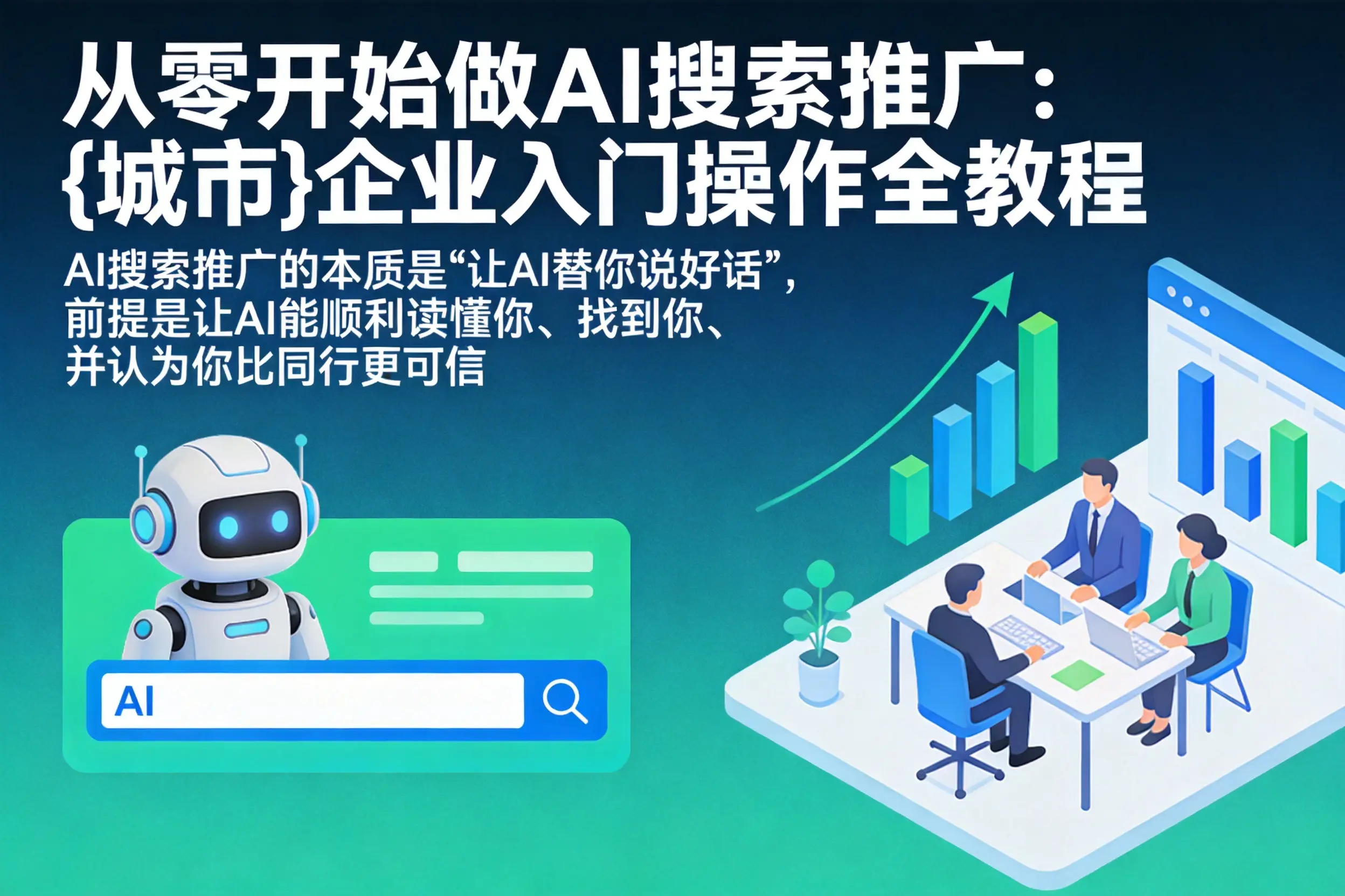 从零开始做AI搜索推广：北安企业入门操作全教程